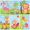 LZHZH 6 PCS - Mosaics Sticker Art Kit for Kids