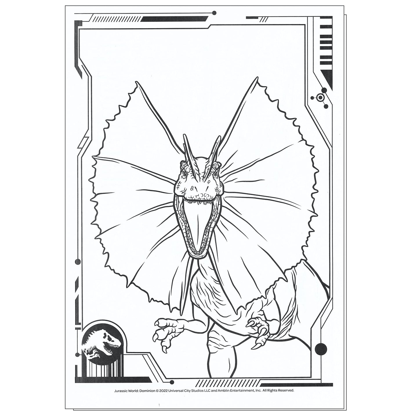 Jurassic World Jumbo Coloring And Activity Book - 64 Pages