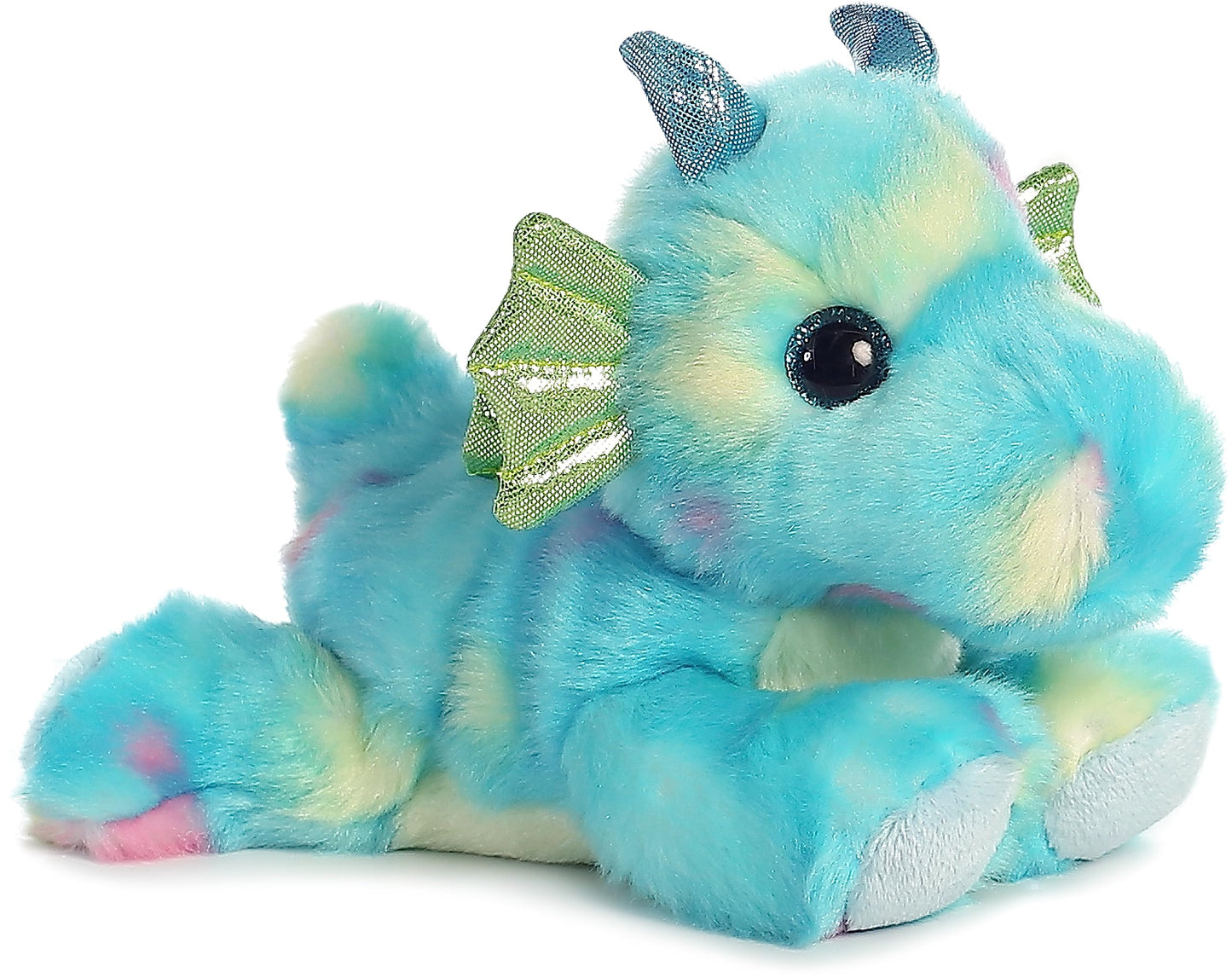 Aurora® Vibrant Bright Fancies™ Sprinkles Dragon™ Stuffed Animal - Eye-Catching Fun - Delightful Cuddles - Blue 7 Inches