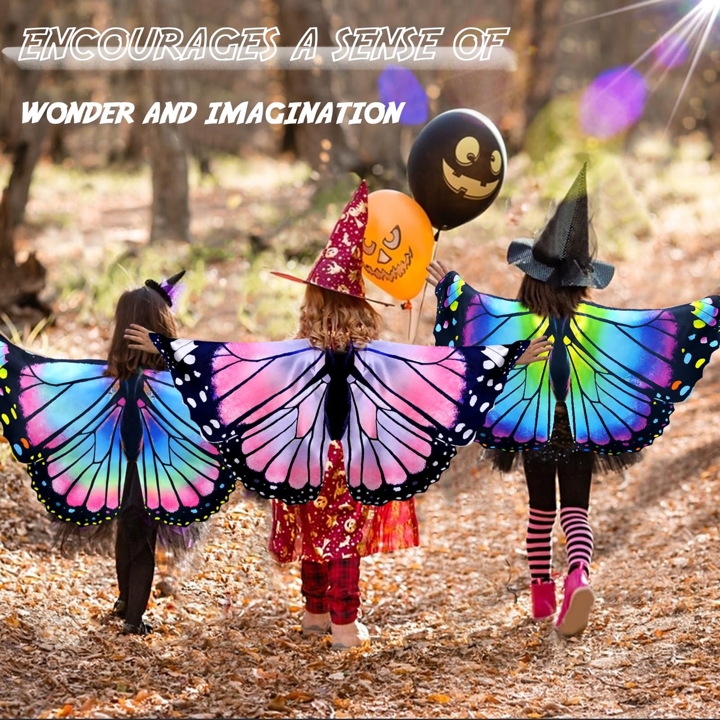 Irolewin Toddler Kids Butterfly-Wings For Girls Butterfly-Costume 10 Bulk Fairy Dress Up Wings As Boys Christmas Party Favors