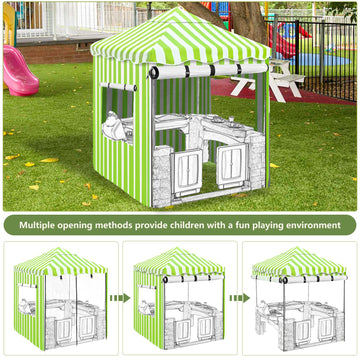 Hadisi Outdoor Kids Playhouse Cover,With Transparent Pvc Doors And Windows Waterproof Cover Suitable For Multiple Brands With Th