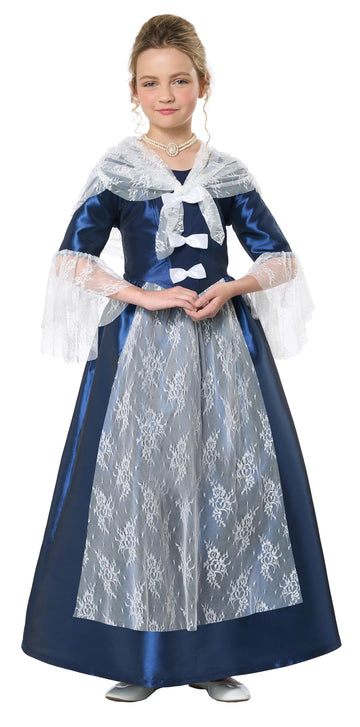 California Costumes, Colonial Period Dress, Child Large