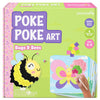 jackinthebox Poke Poke Art - Bugs Theme, Mess-Free Fabric Art and Craft, Flower Pressing Kits, Gift for Kids, Toys for Girls and