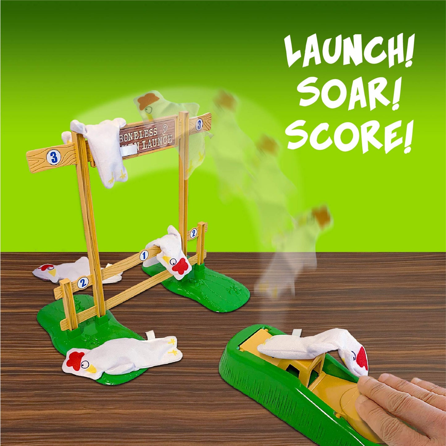 Far Out Toys Ryan’s World Chicken Launch Game - Fun Challenge for Kids 5+ - Plastic - Model B07VGP71S6
