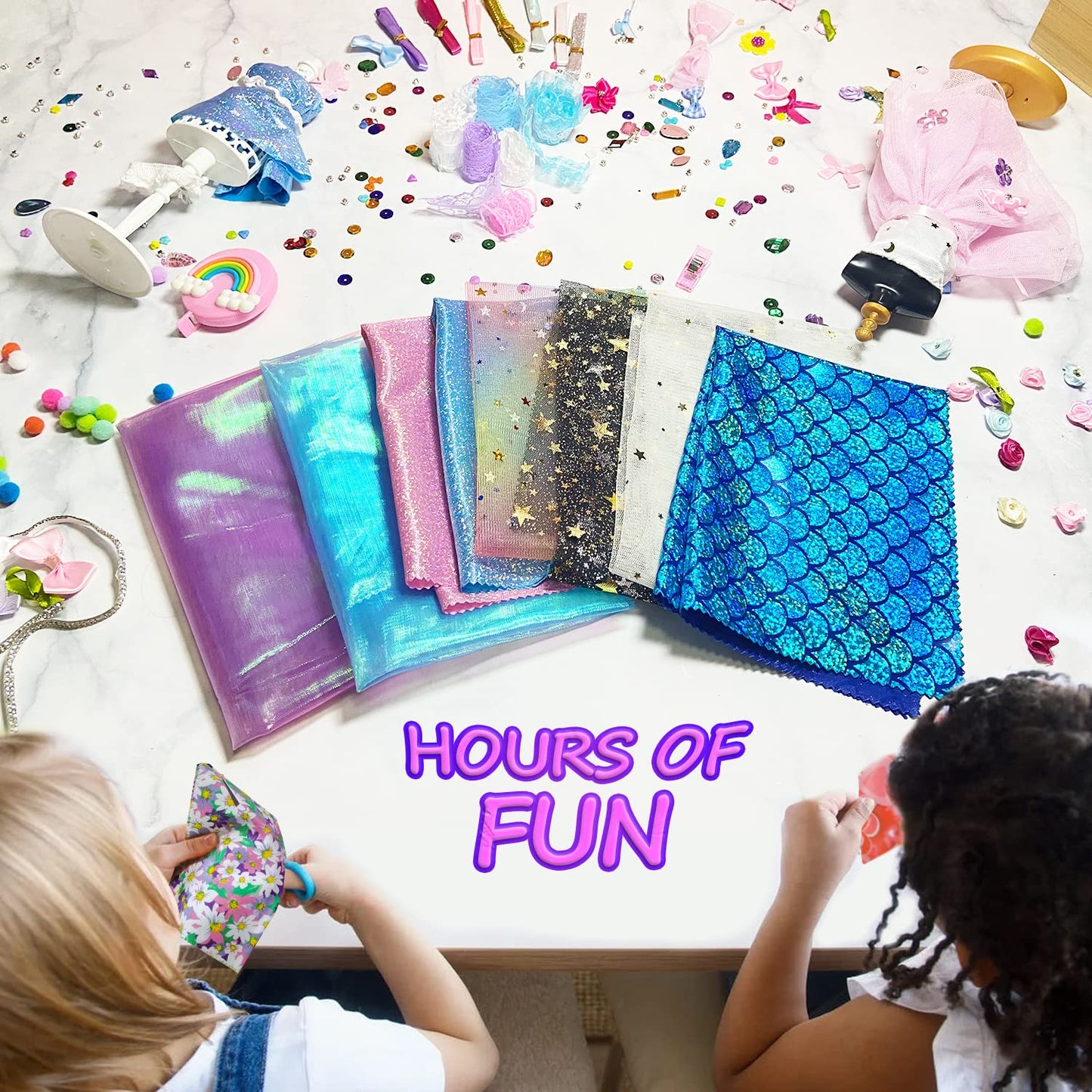 600Pc+ Fashion Designer Kits For Girls, Creativity Diy Arts & Crafts Toys Fashion Design Sketchbook With Mannequins, All In One