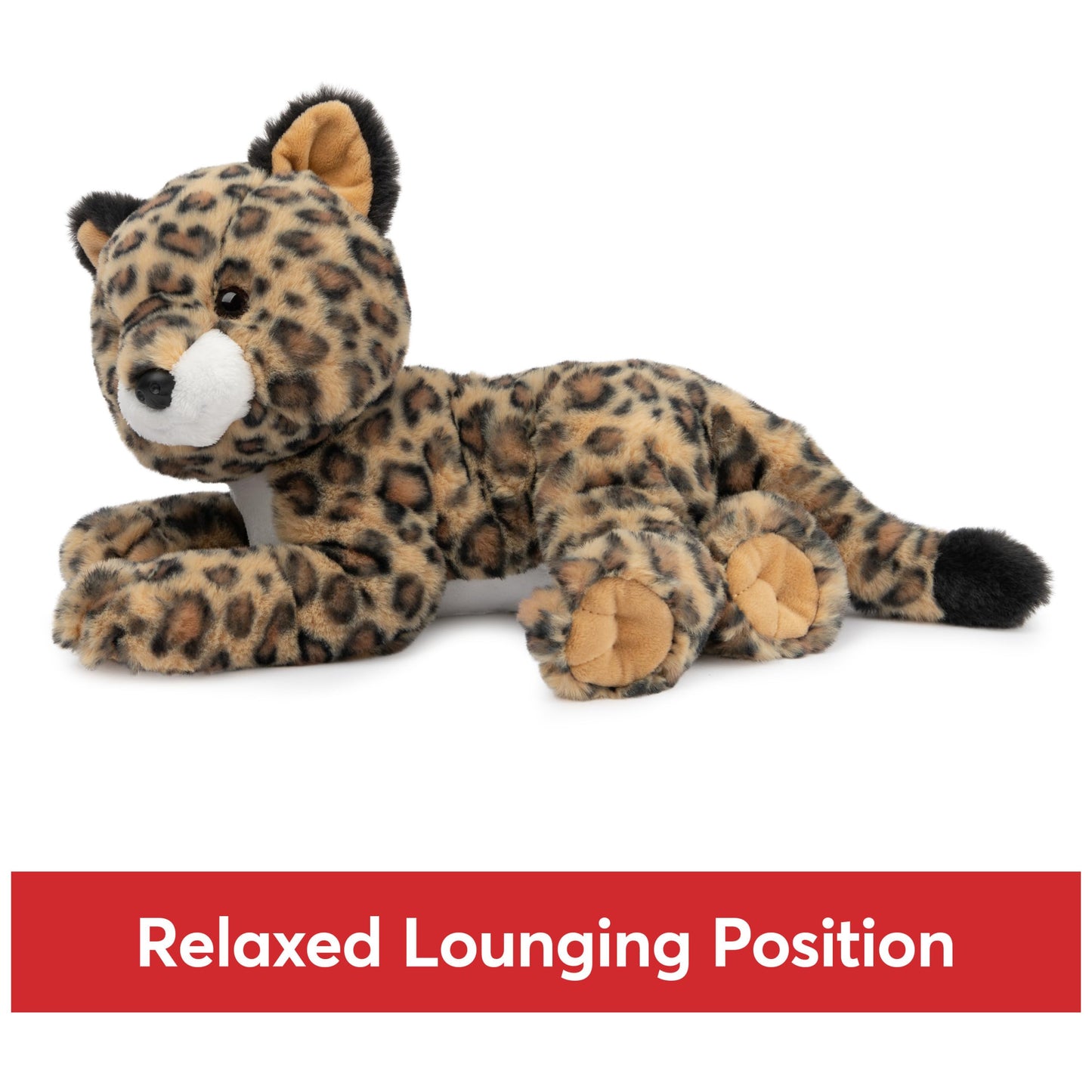 GUND Banks Leopard Plush Stuffed Animal, Premium 12" Brown/White, High-Quality Materials, Ages 1+