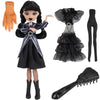 Dbywiub Girls Doll And Accessories, 10 Inch Academy Uniform With Black Dress And Thing