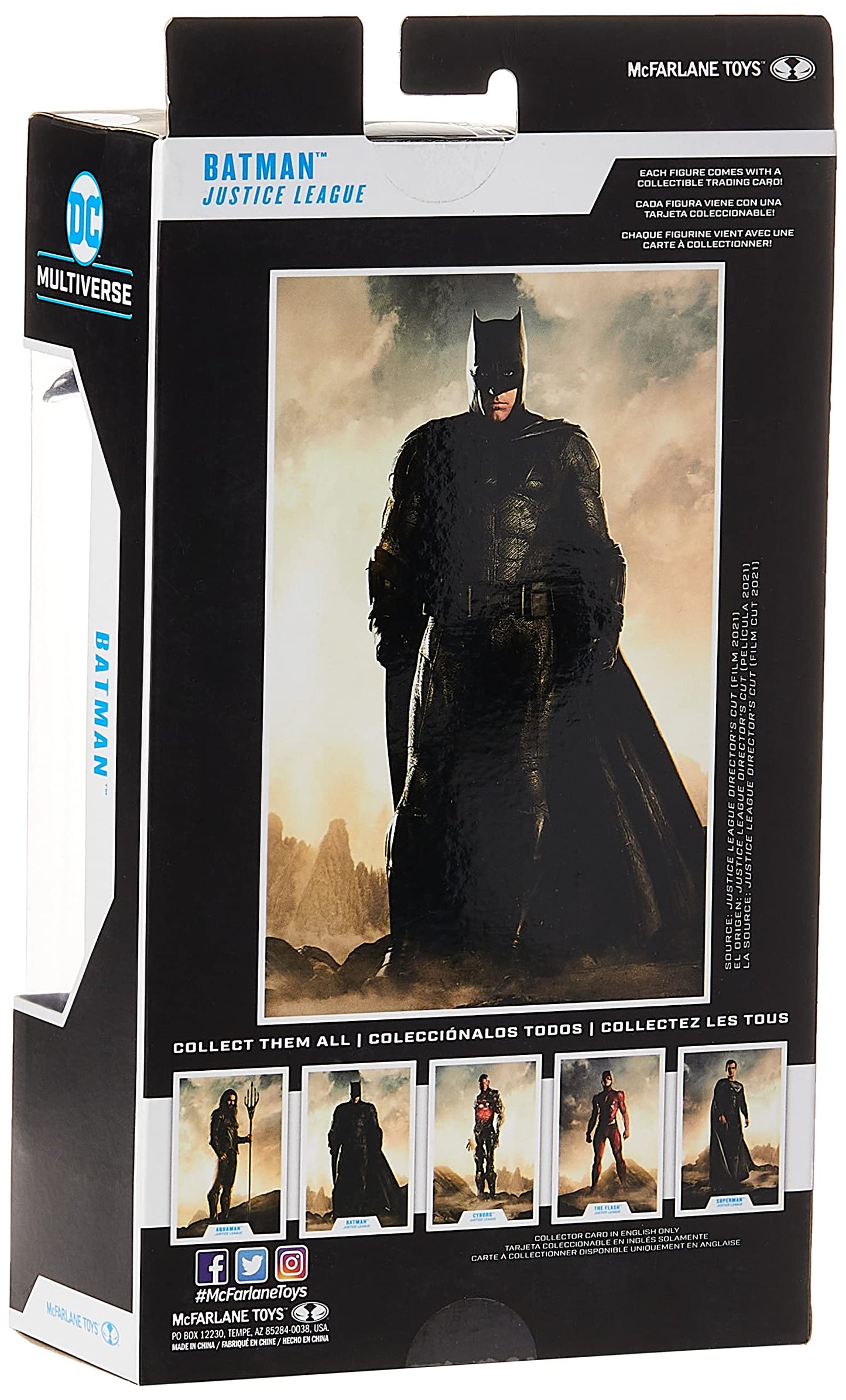 Mcfarlane Toys Dc Justice League Movie Batman 7' Action Figure