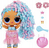 LOL Surprise Big Baby Hair Large 11 Splash Queen Doll w/ 14 Surprises Including Shareable Accessories & Blue Pink Hair & Dress,