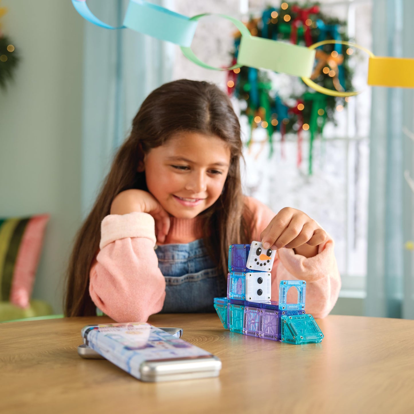 MAGNA-TILES microMAGS Winter Wonder Travel Set, 26-Piece Magnetic Building Set, 0.98"x3.35"x7.48", Made of Acrylonitrile Butad