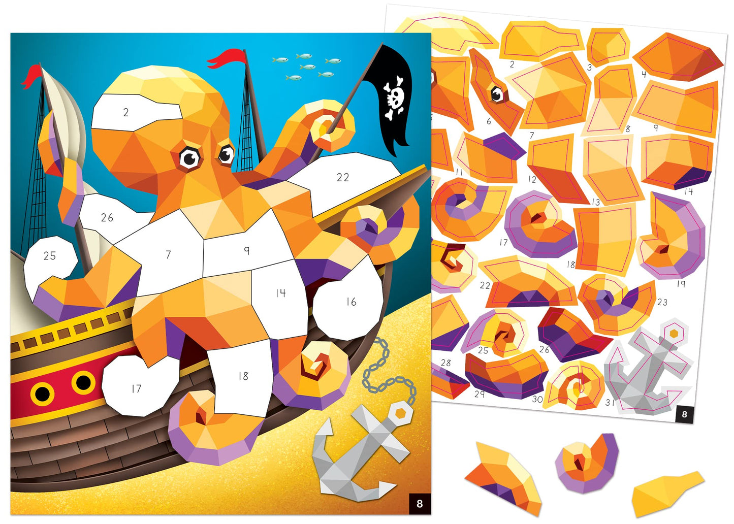 OCEAN LIFE MODERN MOSAICS