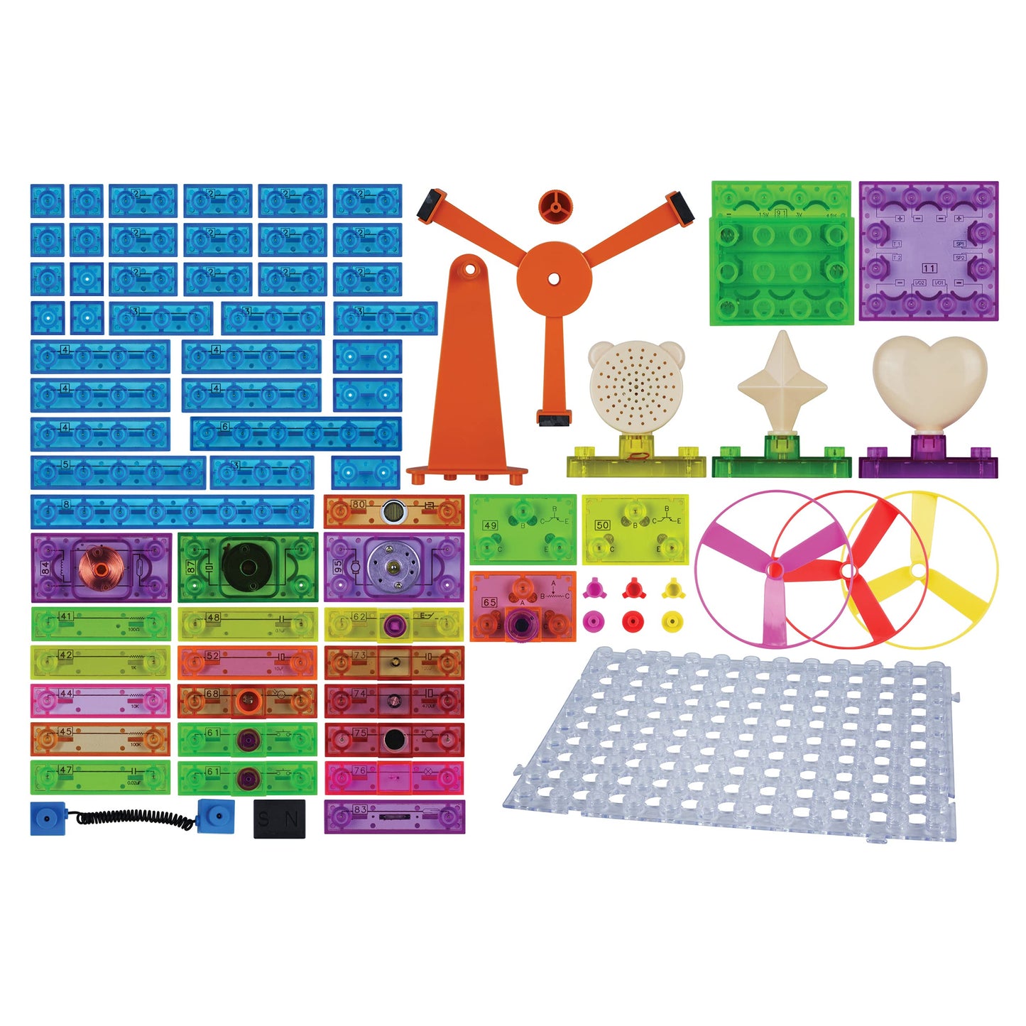 E-Blox Circuit Blox Builder - 800 Projects Circuit Board Building Blocks Coding Kit Toys Set For Kids Ages 8+, Cb-0187