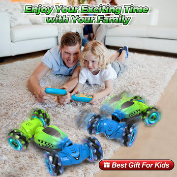 Gesture Sensing RC Stunt Car, for Ages 6 7 8 9 10 11 12 Boys and Girls, Remote Control Car, Toys for Ages 4-12, 4WD Transform Dr