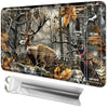 Rwutytiul Forest Deer Card Playmat 24 X 14 Inch With Tube Bag, Card Gameplay Mat With Zones Commander Deck Board Mtg Rpg Ccg Tcg