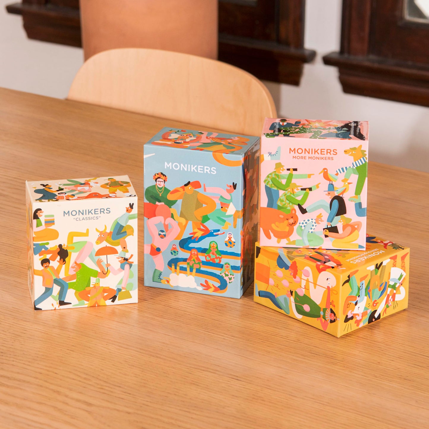 Monikers Cmyk Serious Nonsense With Shut Up & Sit Down - A Dumb Party Game That Respects Your Intelligence