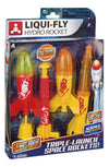 Toysmith, Liqui-Fly Hydro Rockets, 3 Easy To Use Water Rockets, For Boys & Girls Ages 8+, 5.5 inch