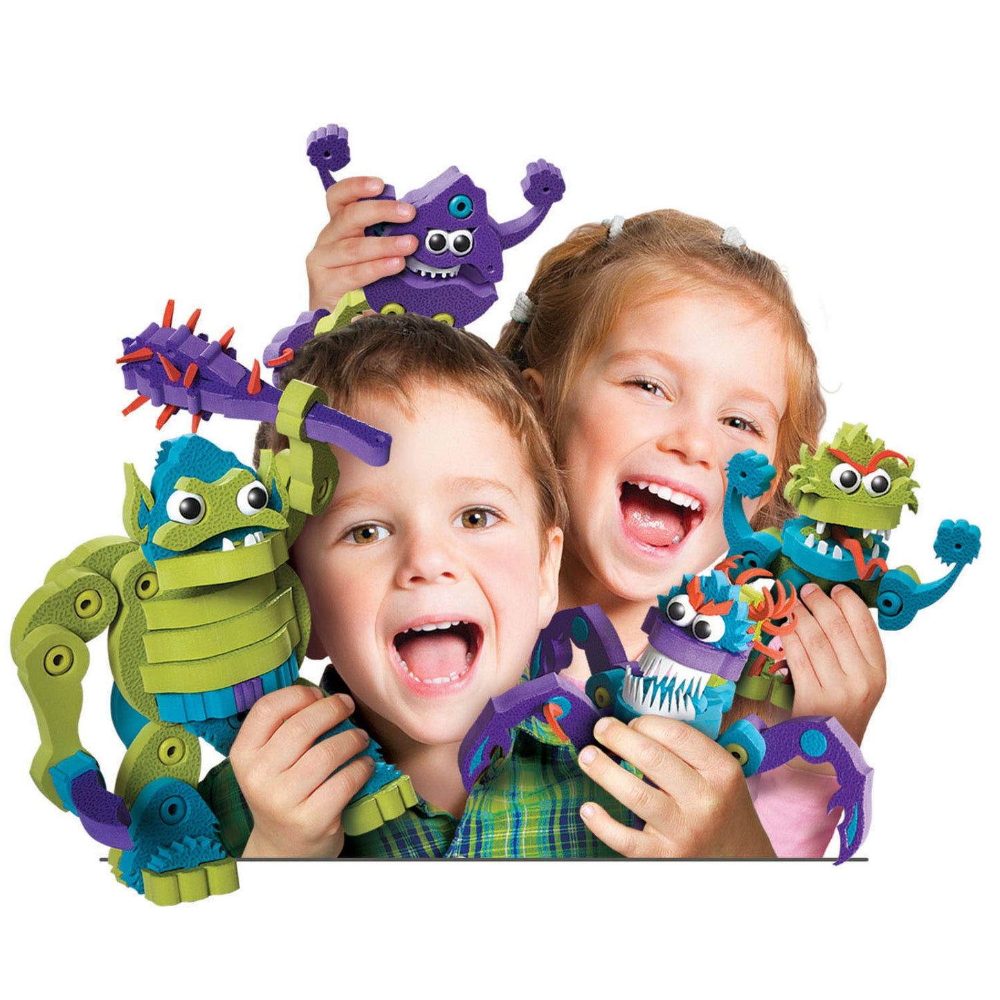 Bloco Toys Ogre & Monsters | Stem Toy | Diy Building Construction Set (280 Pieces)