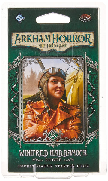 Fantasy Flight Games Arkham Horror The Card Game Winifred Habbamook Starter Deck - Unleash A Reckless Survivor'S Power! Cooperat