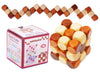 Wooden Twist Cube IQ Puzzle - Wooden Brain Teaser - Brain Teaser Puzzle for Children Teenager mature-themeds - Mens Gift Sets for Him-Gifts for Men Who Have Everything - Stocking Fillers Stuffers