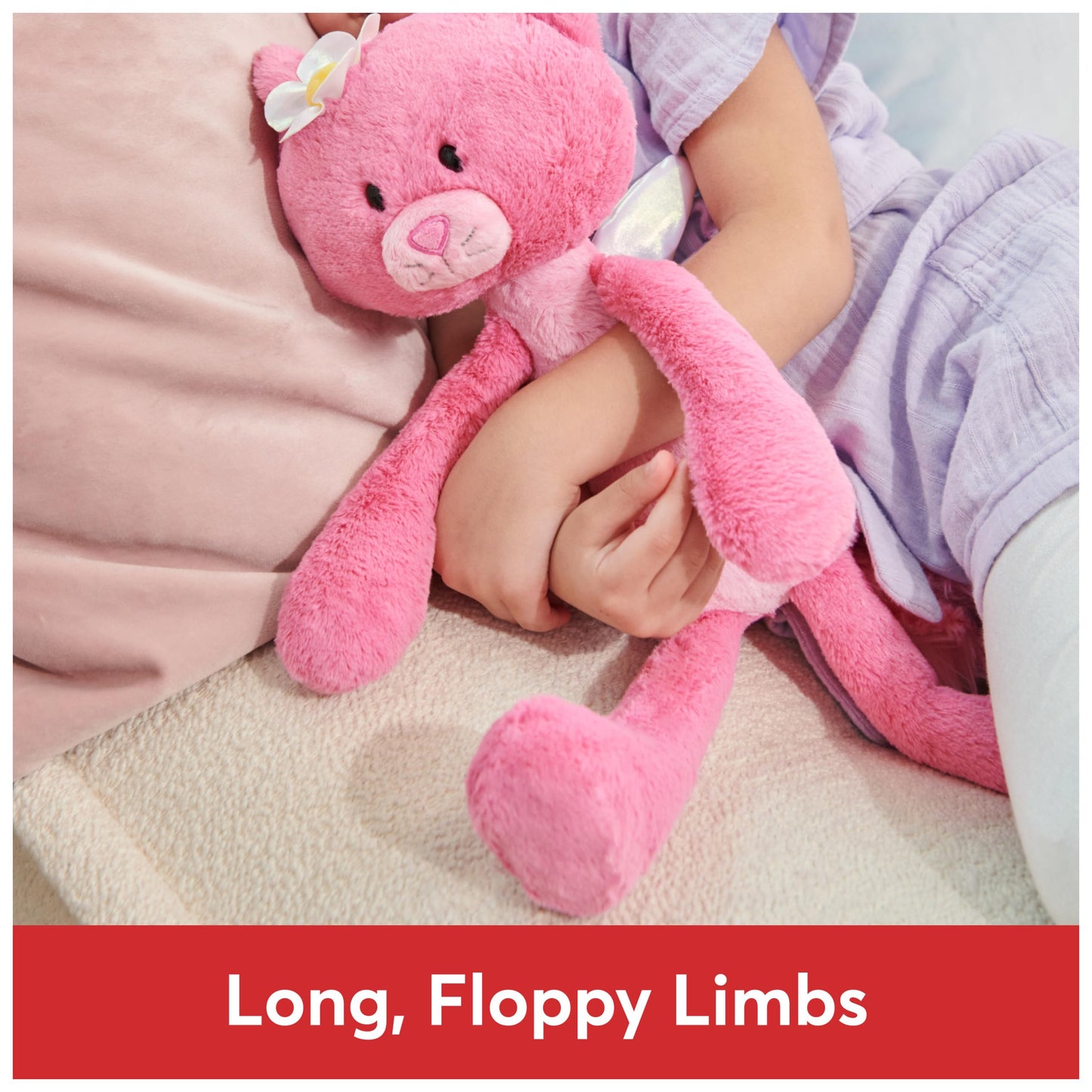 GUND Maeve Rose Fairy Cat Plush Toy - 15" Pink Stuffed Animal for Ages 1+, High Quality Materials