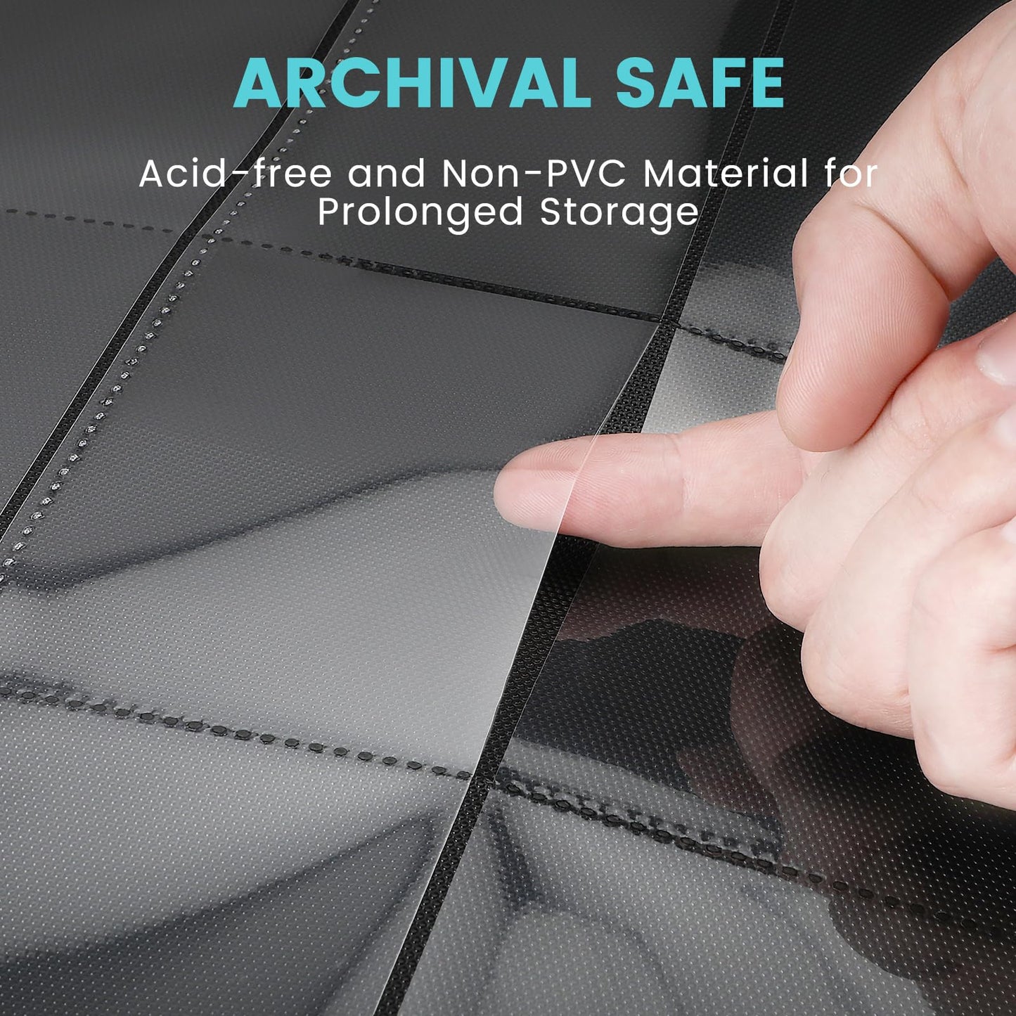 9 Pocket Card Binder enhanced Ringless Trading Card Binder 360 Side Loading Pocket PU Card Collection Binder Sturdy Collectible Card Albums Card Folder for MTG TCG Sports Cards Game Cards-Teal