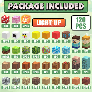 Aidyvoi Magnetic Blocks Toy Building Set For Kids 3+, Light Up Magnetic Building Blocks, 3D Construction Build Toys Stem Sensory