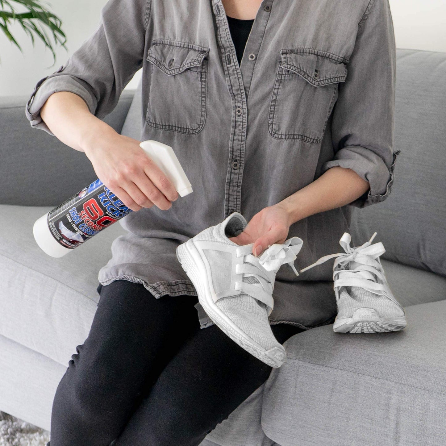 Absolutely Clean Amazing Klean Kicks 60 Second Shoe Cleaner - Fast & Easy - Sneakers, Shoes, Boots, Hats & More - Usa