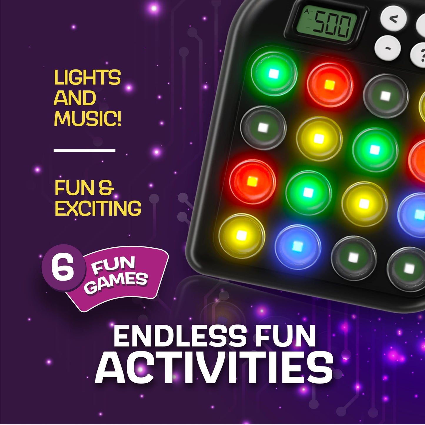 6 In 1 Brain Teasers & Memory Game, 6 Fun Games For Kids, Cool Handheld Toys, Easter Gifts For Teens, Best Activities For Tween Boy, Birthday Gift Ideas For Boys & Girls Ages 6-8 9 10 11 12 + Year Old