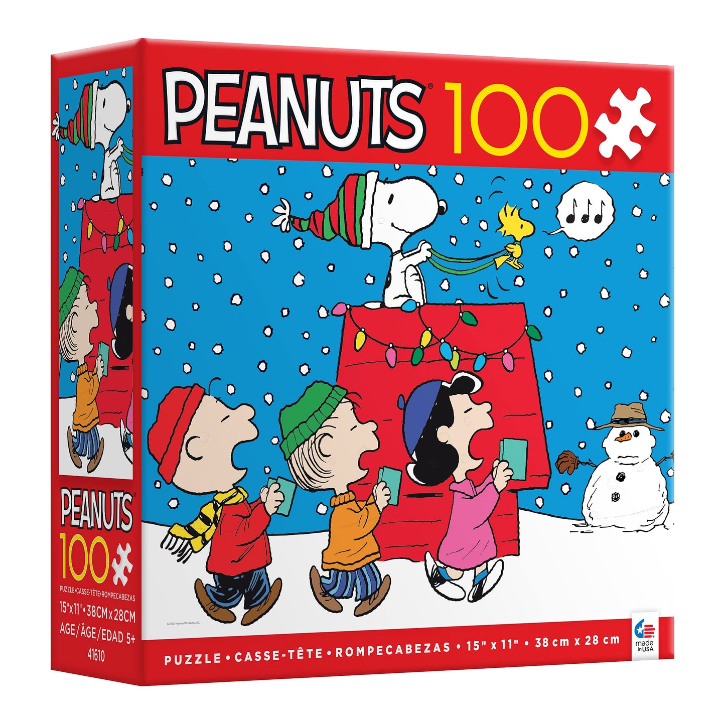 Ceaco - Peanuts - Holiday - Snoopy And The Singers - 100 Piece Jigsaw Puzzle
