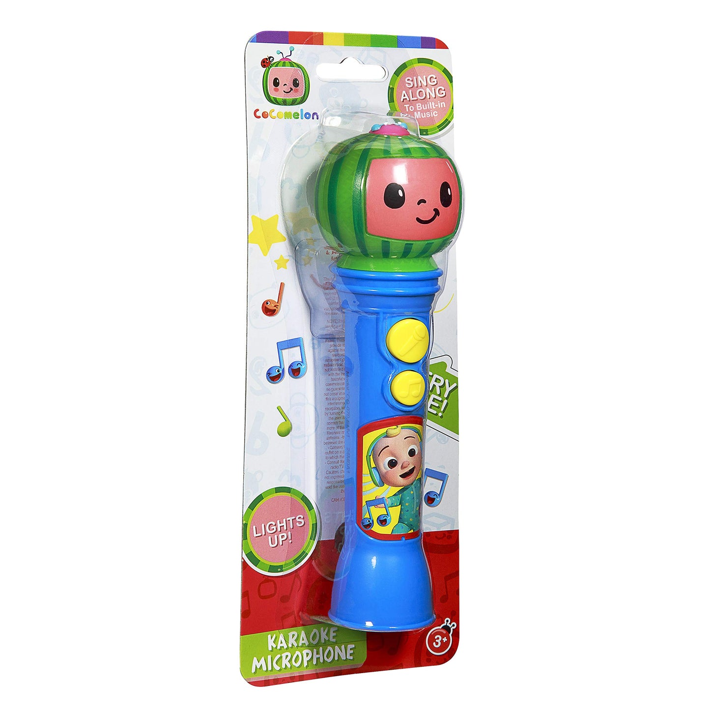 Cocomelon Toy Microphone For Kids, Musical Toy For Toddlers With Built-In Cocomelon Music, Kids Microphone Designed For Fans Of