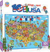 Masterpieces 101 Things To Spot In The Usa 100 Piece Kids Puzzle