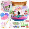 Unicorn Toys Kids Terrarium Kit With Led Night Light & Remote Diy Arts And Crafts Science Kits Dinosaur Toys For Girls Boys 4 5 6 7 8 9 10 11 12 13 Year Old Birthday Christmas Gifts