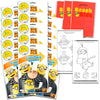 Minions Party Favor Play Packs - Bundle with 15 Minions Despicable Me Gru Activity Packs with Coloring Book, Stickers, Loot Bags