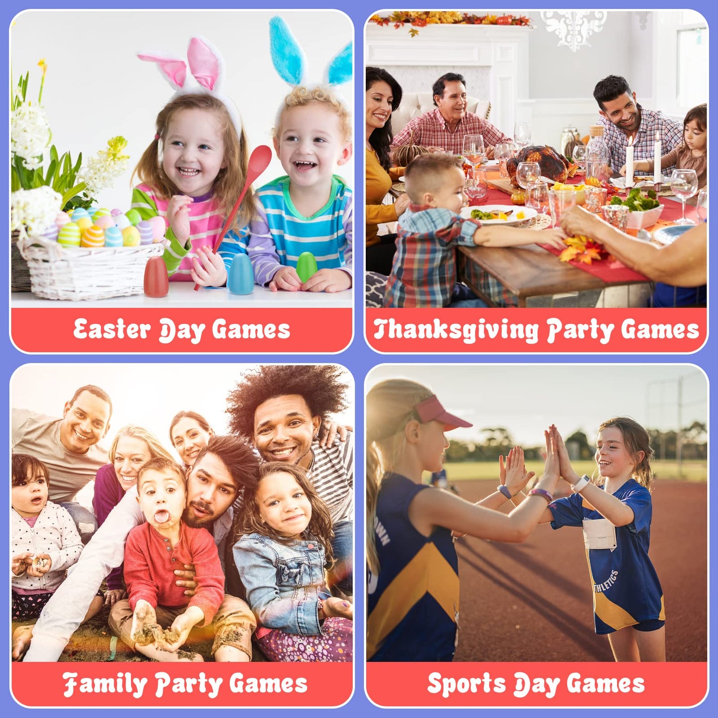4Pcs Outdoor Games Potato Sack Race Bags For Kids And Adults, Lawn Games For Outside Backyard Field Day Picnic 4Th Of July Activ