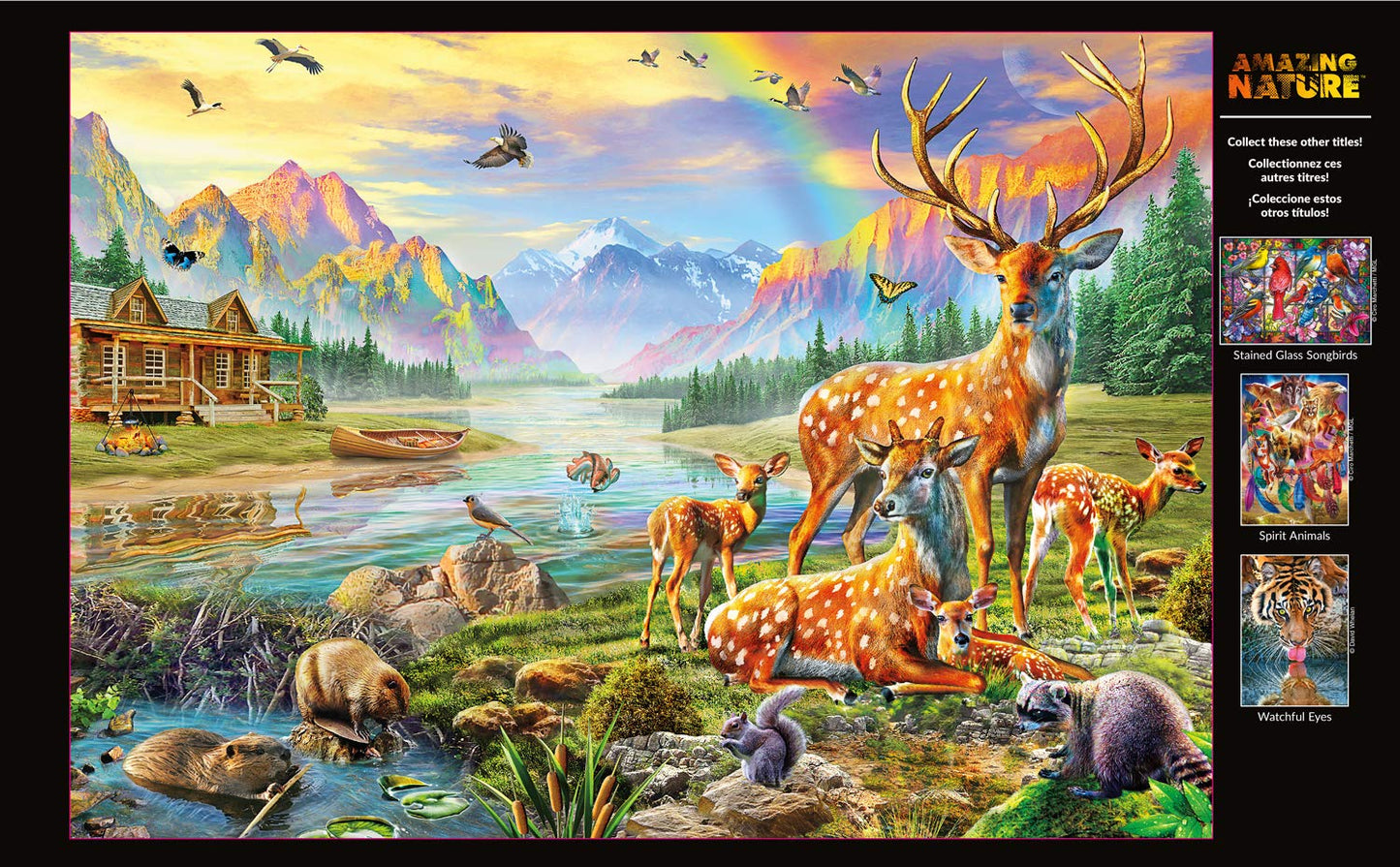 Buffalo Games - Deer Lake - 500 Piece Jigsaw Puzzle