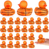 DEEKIN 24 Pcs Basketball Middle Rubber Ducks 2 Inch Sports Themed Rubber Ducks for Party Favors Sports Events Summer