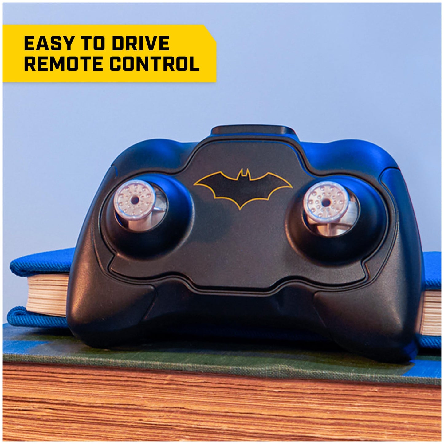 Dc Comics, Batman Batmobile Remote Control Car, Easy To Drive With 4-Inch Batman Figure, Kids Toys For Boys And Girls Ages 4 And