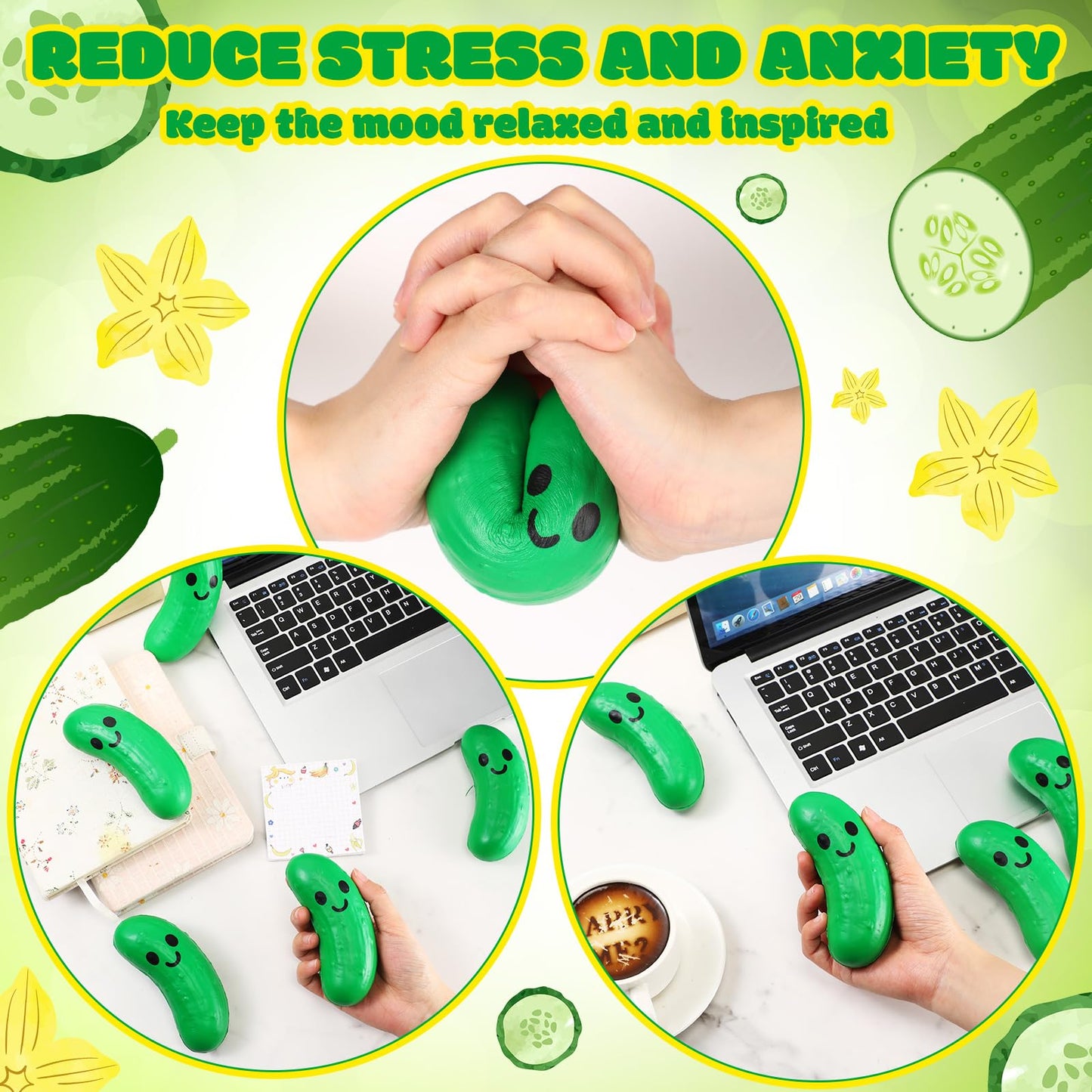 Arrowbash 20 Pcs Food Stress Balls Funny Support Stress Balls Squeezable Foam Relief Balls Funny Mexican Festival Gifts For Empl