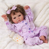 Babeside Lifelike Reborn Baby Dolls Girl - 17 Inch Soft Body Realistic Baby Doll Hand-Rooted Newborn Baby Doll That Look Real Wi