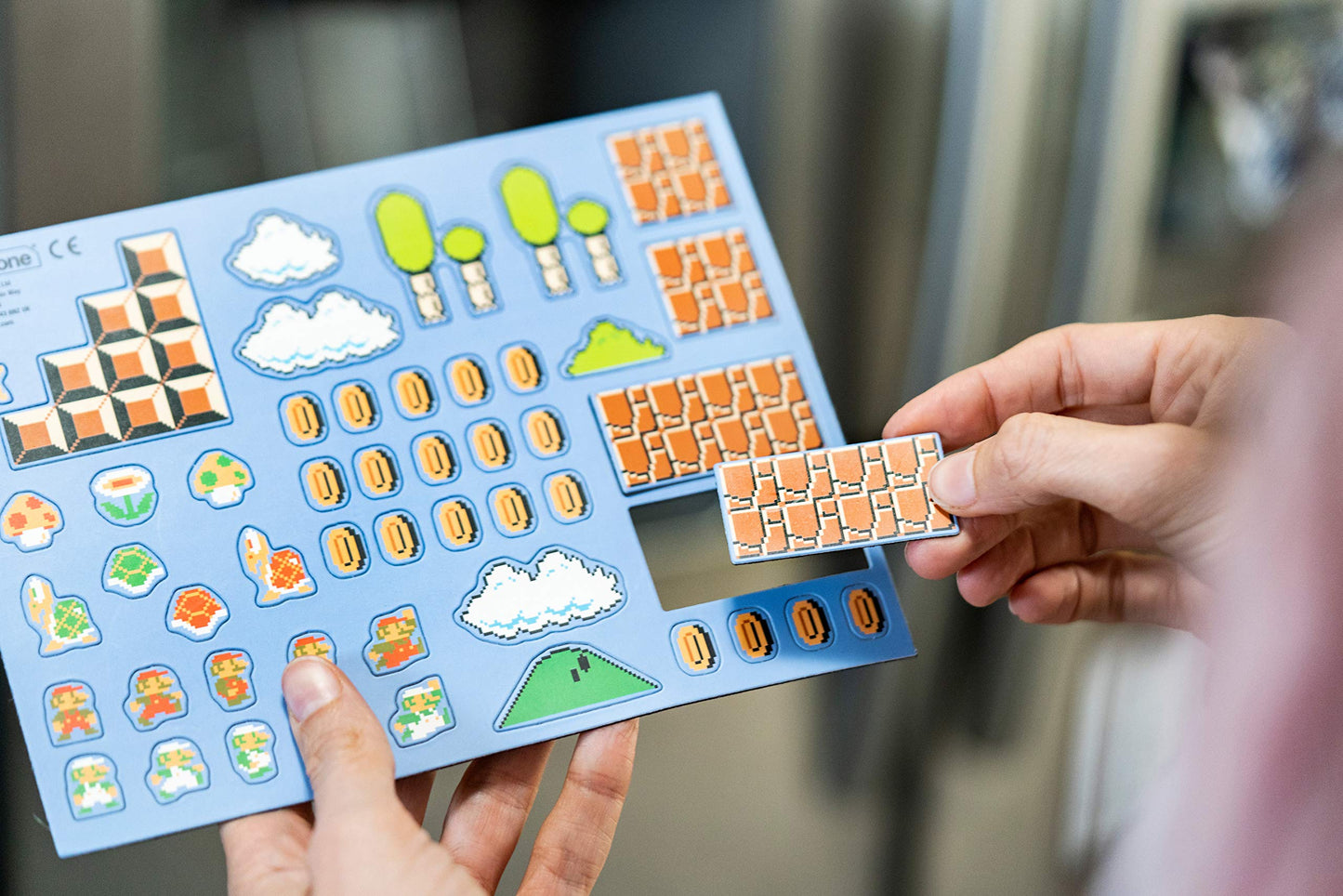 Paladone Super Mario Bros. Fridge Magnets - Features 80 Magnetic Characters And Icons