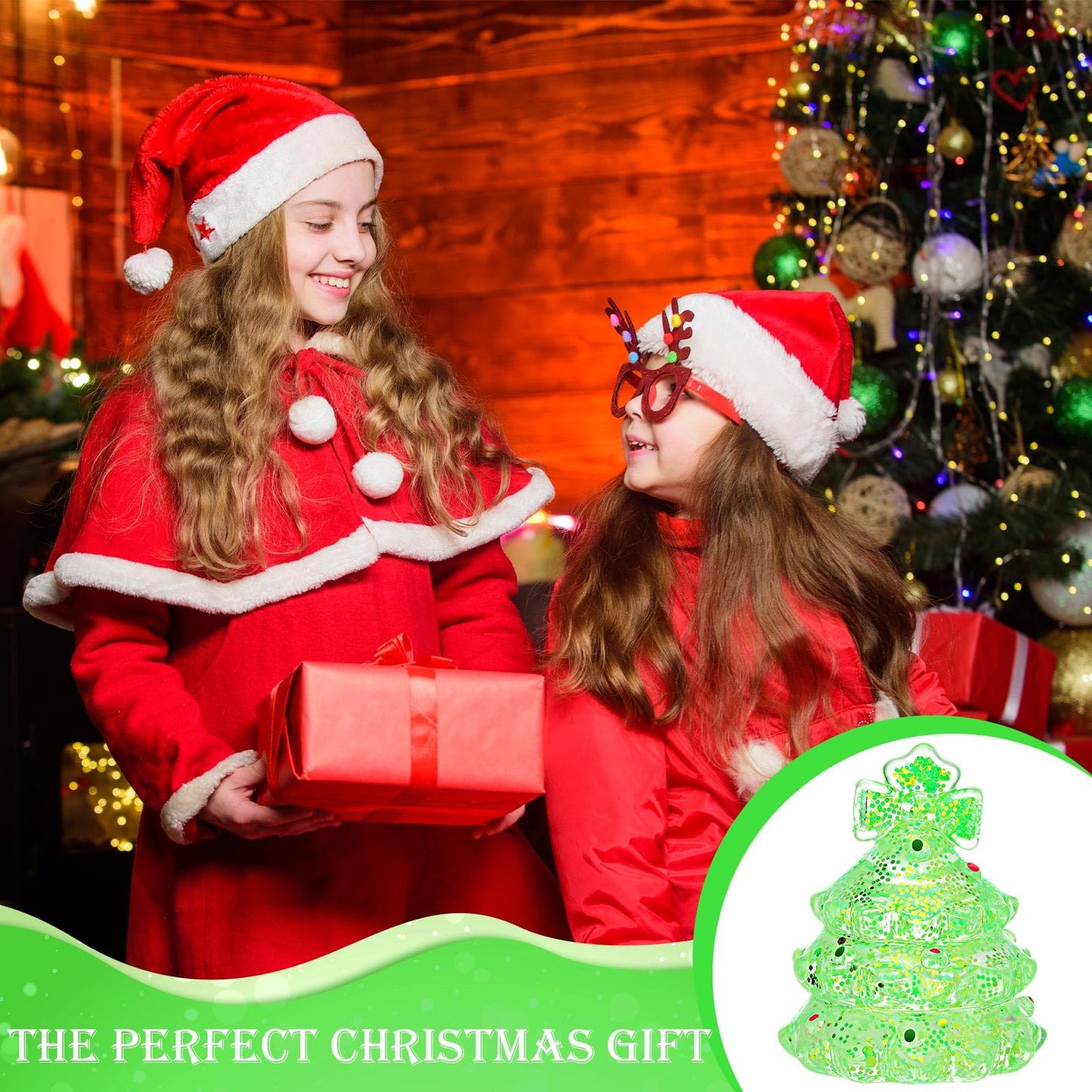 Meooeck 12 Pcs Christmas Tree Stress Relief Toy Christmas Party Favors Stress Balls for mature-themed Toys for Xmas Birthday Party Favors Classroom Goodie Bag Fillers Stocking Stuffer Gifts Supplies