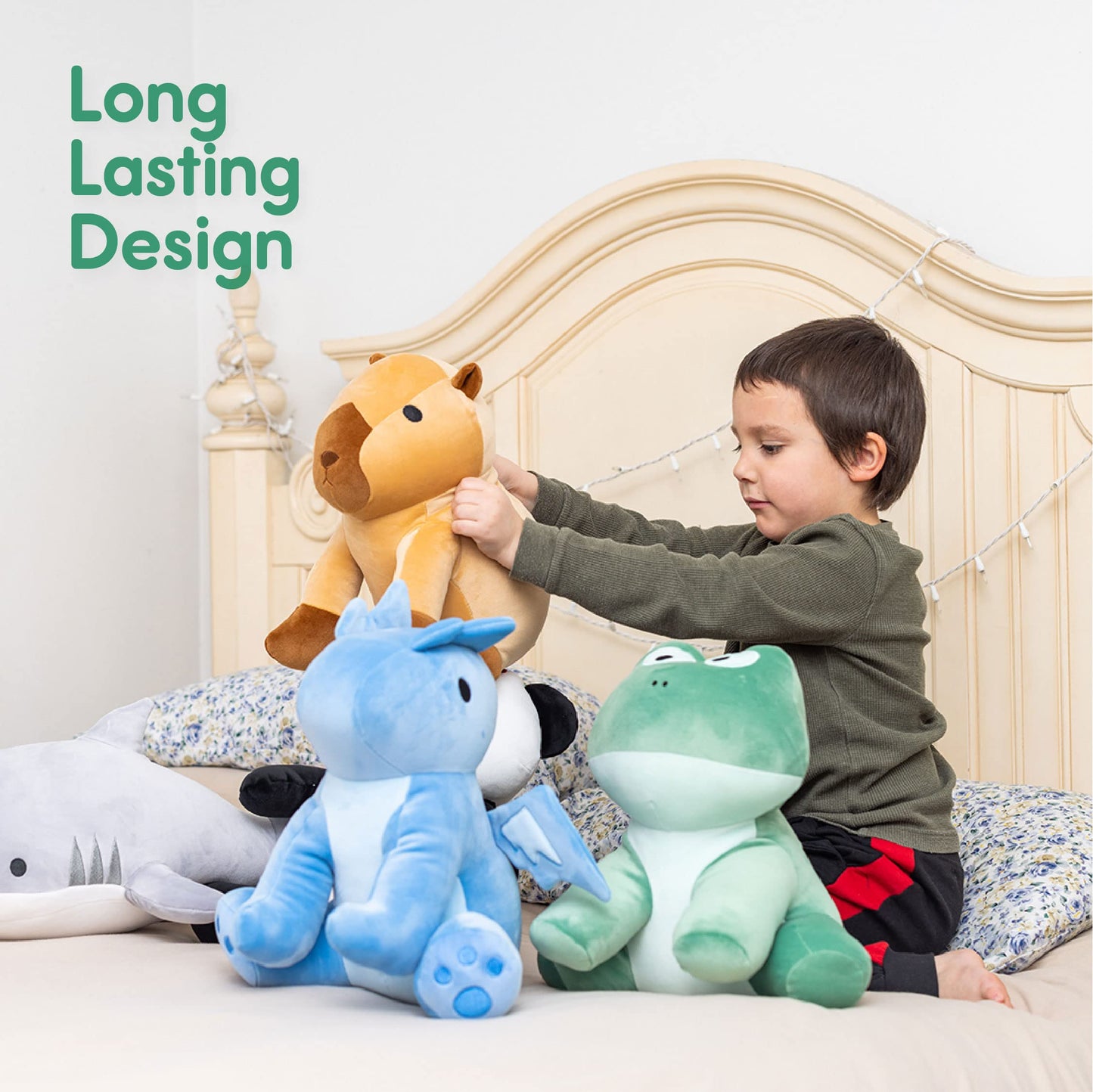 Snuggie Buggies Capybara Stuffed Animals | Ultra Soft Plushie Cute Capybara Plush Stuffed Animal For Kids & Children