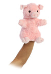 Aurora® Interactive Hand Puppet Pinky The Pig™ Stuffed Animal - Storytelling Adventures - Playful Learning - Pink 11 Inches