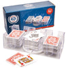 Brybelly advanced Rotating Card Deck Tray | Standard Sized Playing Cards | Rotates in Any Direction | Clear | 9 Deck Tray