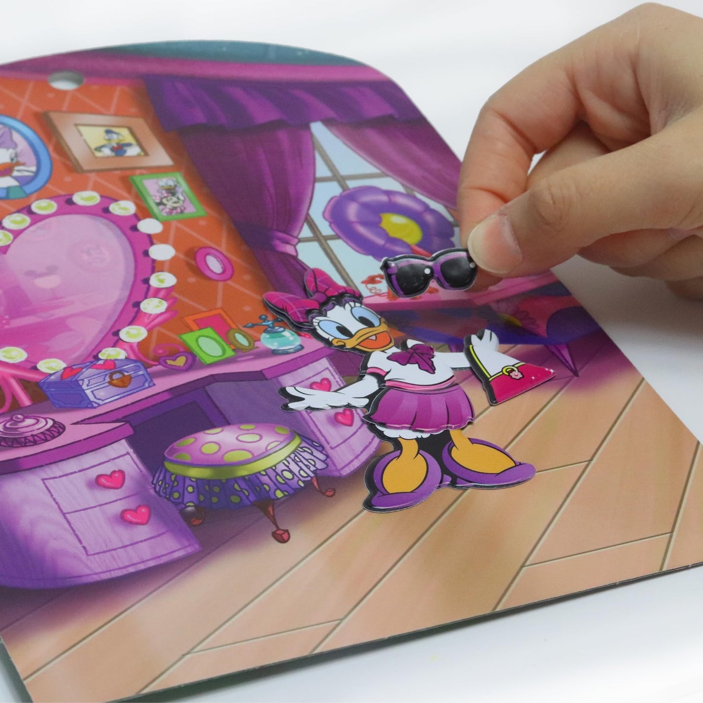 Tara Toys Minnie Mouse Stick N Play - 25Ct - Resuable Stickers, Double Sided Scene