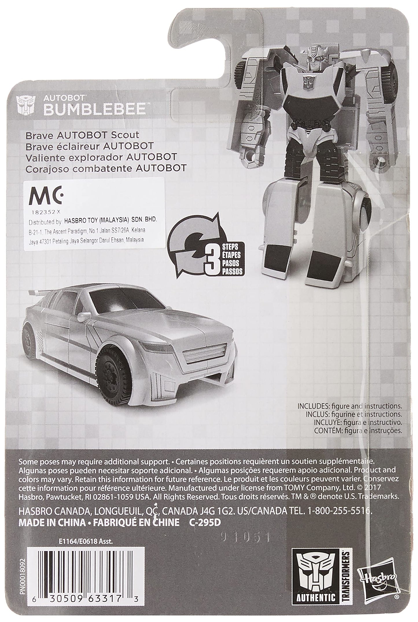 Transformers E1164 Gen Project Storm Bumblebee Action Figure
