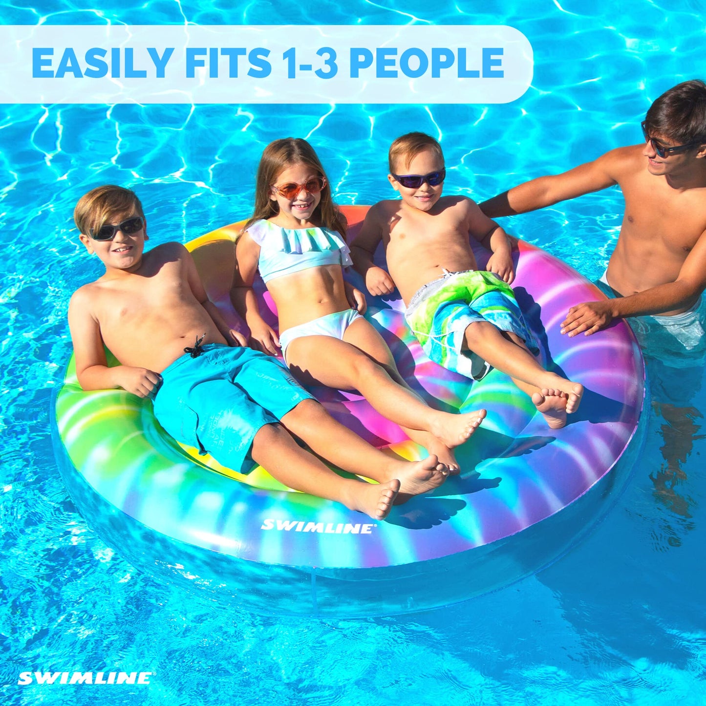 Swimline - 65 Inch Spiral Tie Dye Island (90500)
