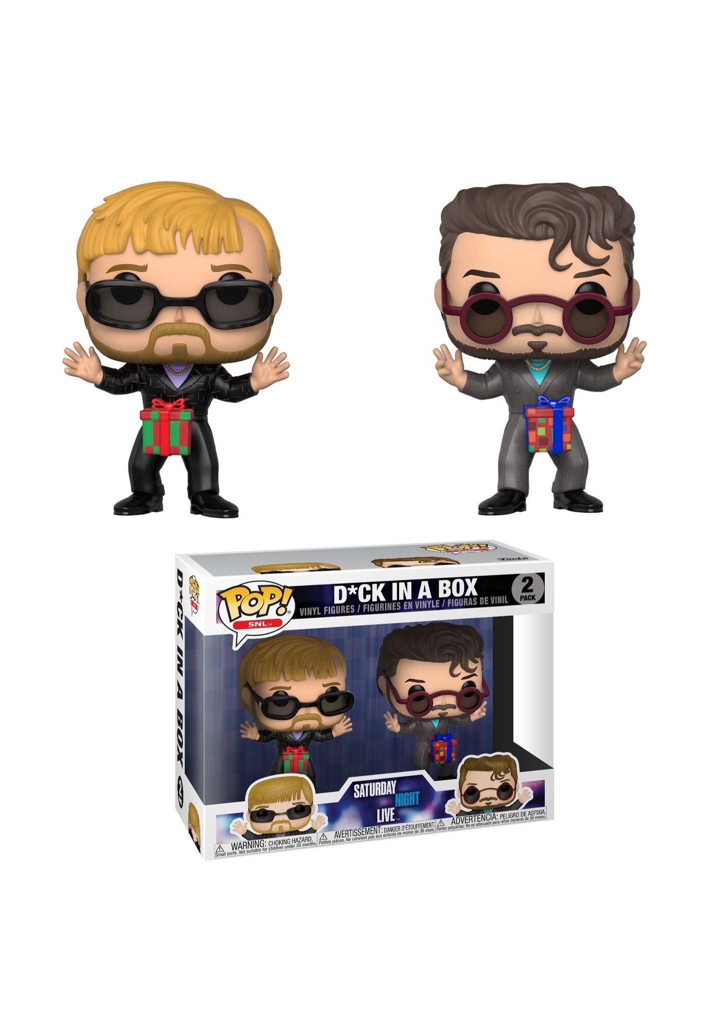 Funko POP! TV Dick in a Box 2 Pack Collectible Figure, Vinyl, Standard Size, Multicolor, Model 25151