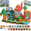 Goody King Magnetic Building Blocks - 150PCS Plastic Construction Toy for Kids Age 3-10, STEM Montessori Stacking Game, T013