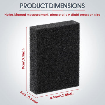 Card Dividers For Storage Boxes Trading Box Dividers Multifunction Card Sponge Shock Absorbing Sponge Suitable For Almost All Boxes To Fill Extra Space Security Black(20 Pcs)